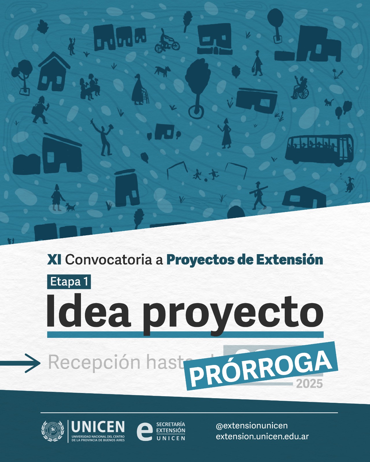 Prórroga de la XI Convocatoria a Proyectos de Extensión