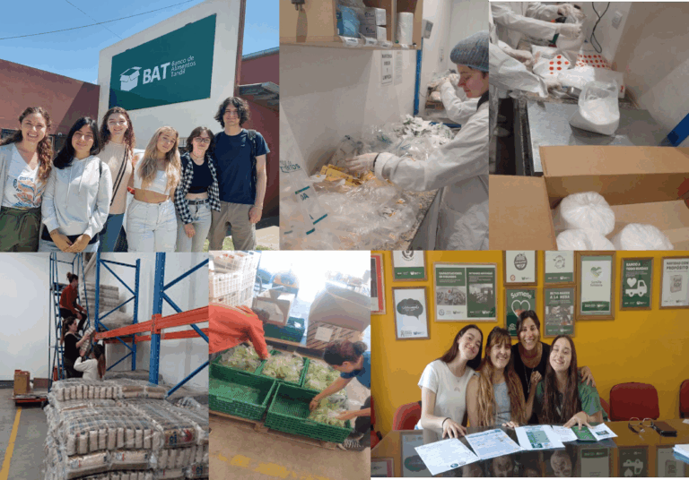 PSE de estudiantes de la Lic. en Tecnología de los Alimentos en el Banco de Alimentos Tandil