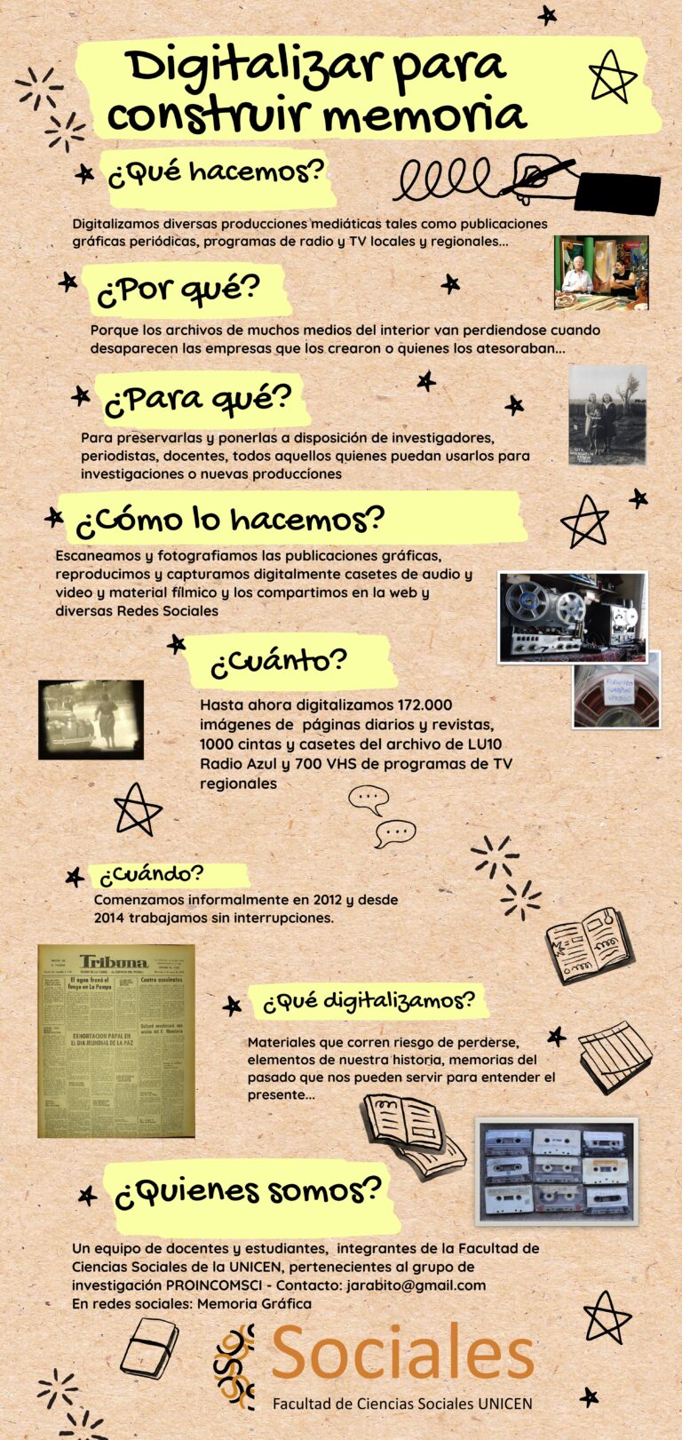 Proyecto Memoria Digital de la Comunicación: Rescate y acceso abierto al patrimonio histórico y mediático local